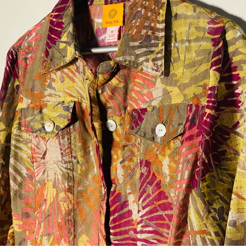 Vintage Ruby Rd. Button down shirt. - Picture 3 of 12